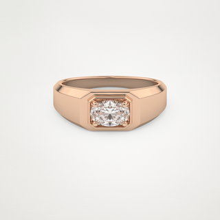 0.5 CT Solitaire Engagement Ring Featuring Oval Moissanite 13