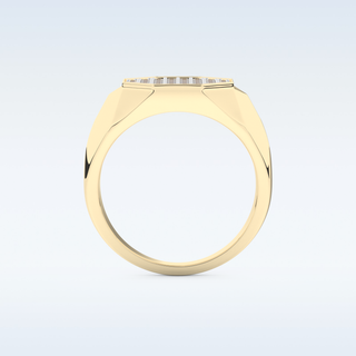 Multi Stones Style Wedding Band with 0.43 CT Round Cut Moissanite