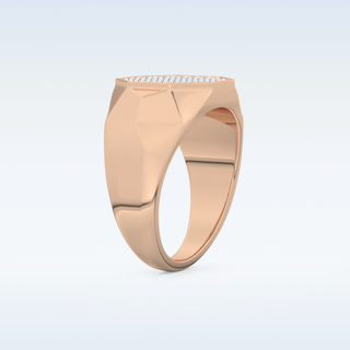 Multi Stones Style Wedding Band with 0.43 CT Round Cut Moissanite