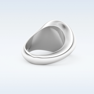 Anchor Style Wedding Band with Moissanite