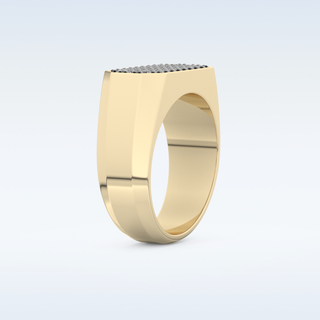 Multi Stones Style Wedding Band with 0.41 CT Round Cut Moissanite