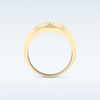 Multi Stones Style Wedding Band with 0.231 CT Round Cut Moissanite