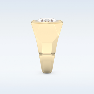 2.27 CT Halo Engagement Ring Featuring Oval Moissanite