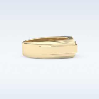 Multi Stones Style Wedding Band with 0.536 CT Princess Cut Moissanite