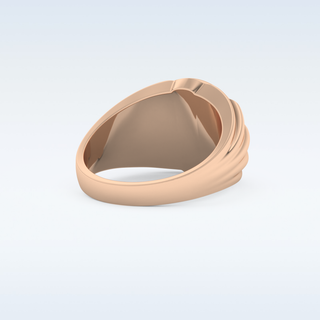 Multi Stones Style Wedding Band with 0.417 CT Round Cut Moissanite