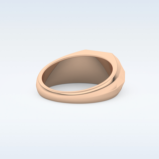 Patterned Style Wedding Band with Moissanite