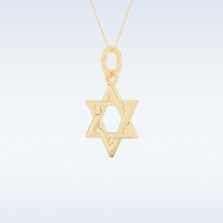 Star Shaped Moissanite Necklace – in 14K/18K Gold