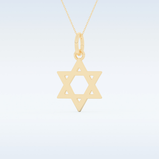 Star Shaped Moissanite Necklace – in 14K/18K Gold
