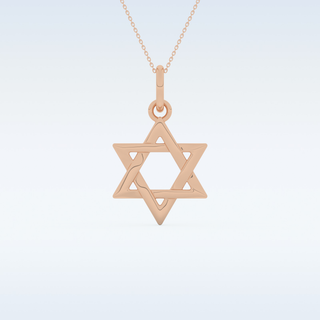 Star Shaped Moissanite Necklace – in 14K/18K Gold