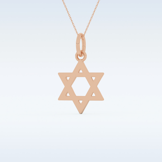 Star Shaped Moissanite Necklace – in 14K/18K Gold