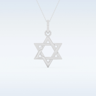 Star Shaped Moissanite Necklace – in 14K/18K Gold