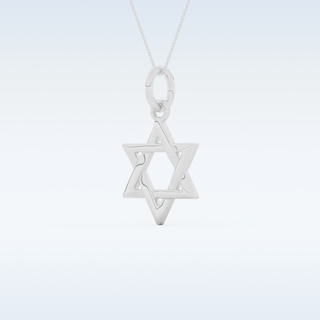 Star Shaped Moissanite Necklace – in 14K/18K Gold
