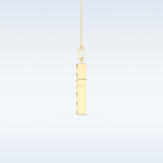 Cross Shaped Moissanite Necklace – in 14K/18K Gold