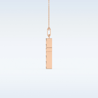 Cross Shaped Moissanite Necklace – in 14K/18K Gold