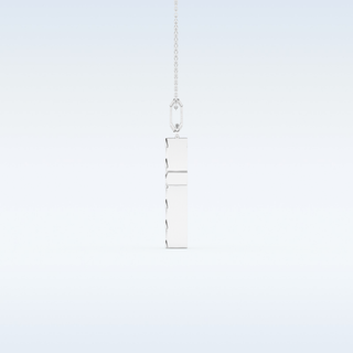 Cross Shaped Moissanite Necklace – in 14K/18K Gold