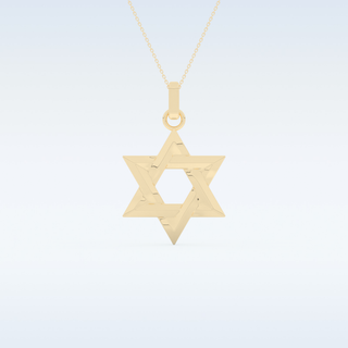 Star Shaped Moissanite Necklace – in 14K/18K Gold