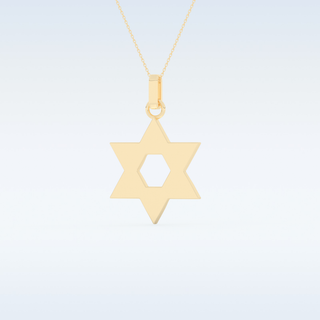 Star Shaped Moissanite Necklace – in 14K/18K Gold