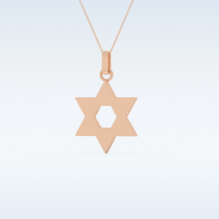 Star Shaped Moissanite Necklace – in 14K/18K Gold