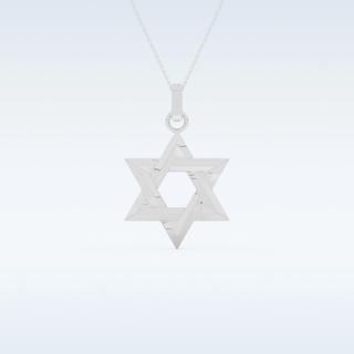 Star Shaped Moissanite Necklace – in 14K/18K Gold