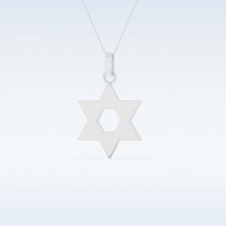 Star Shaped Moissanite Necklace – in 14K/18K Gold