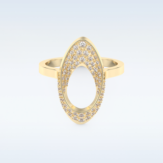 Multi Stones Style Wedding Band with 0.383 CT Round Cut Moissanite