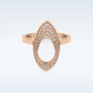 Multi Stones Style Wedding Band with 0.383 CT Round Cut Moissanite