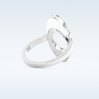Multi Stones Style Wedding Band with 0.383 CT Round Cut Moissanite