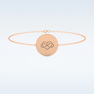 Custom Bracelet – Text in gold & silver 5