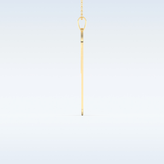 Name and Image Engraved Pendant in Solid Gold or Silver 8