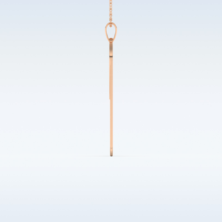 Name and Image Engraved Pendant in Solid Gold or Silver 13