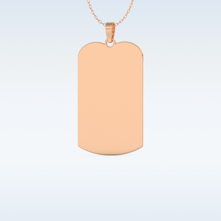 Name and Image Engraved Pendant in Solid Gold or Silver 14