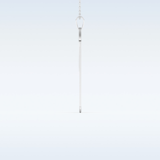 Name and Image Engraved Pendant in Solid Gold or Silver 3