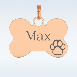 Custom Keychain – Text in gold & silver 11