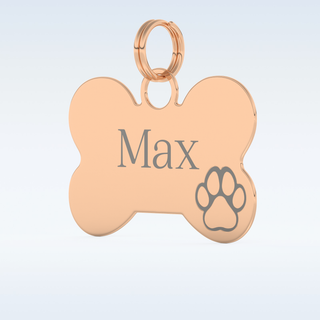 Custom Keychain – Text in gold & silver 12