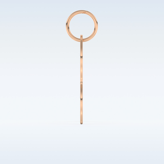 Custom Keychain – Text in gold & silver 13