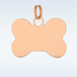 Custom Keychain – Text in gold & silver 14