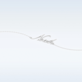 Custom Bracelet – Text in gold & silver 2