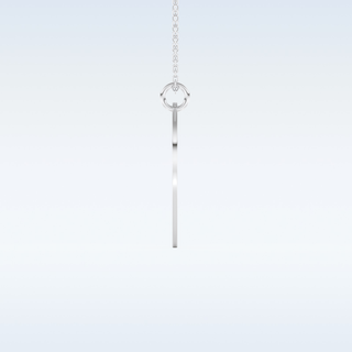 Name and Image Engraved Pendant in Solid Gold or Silver 3