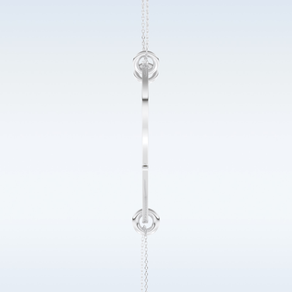 Name Engraved Split Heart Puzzle Pendant in Solid Gold or Silver 4