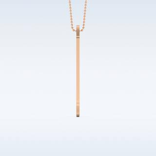 Name and Fingerprint Engraved Pendant in Solid Gold or Silver 13