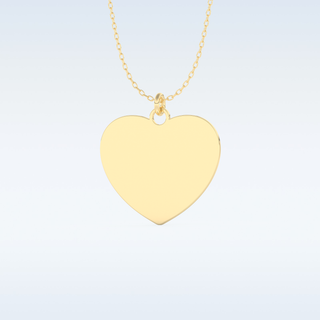 Name and FingerPrint Engraved Pendant in Solid Gold or Silver 9