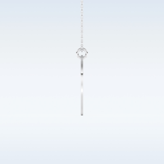 Name and FingerPrint Engraved Pendant in Solid Gold or Silver 3