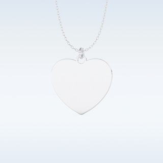 Name and FingerPrint Engraved Pendant in Solid Gold or Silver 4