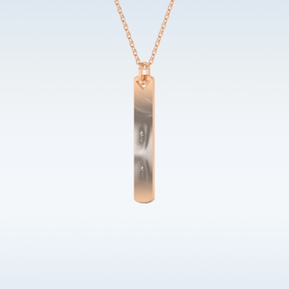 Name and Image Engraved Pendant in Solid Gold or Silver 12