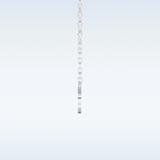 Name Engraved Infinity Pendant in Solid Gold or Silver 3