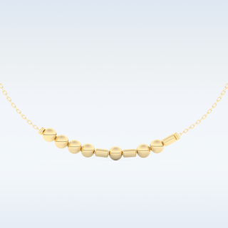 Custom Morse Code Bracelet – in gold & silver 6