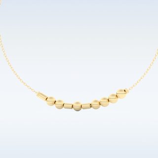 Custom Morse Code Bracelet – in gold & silver 9