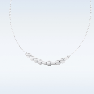 Custom Morse Code Bracelet – in gold & silver 2