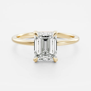 Oval Three Stone Lab Grown Diamond Engagement Ring