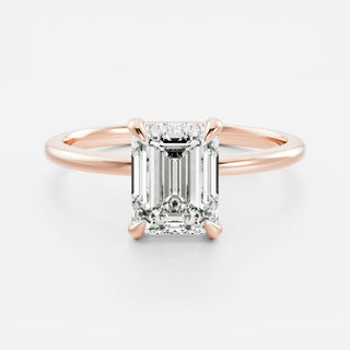 Oval Three Stone Lab Grown Diamond Engagement Ring